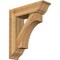 Ekena Millwork Westlake Traditional Rough Sawn Bracket w/ Offset Brace, Western Red Cedar, 8"W x 28"D x 32"H BKT0806X28X32WTL01RWR - alternate 1